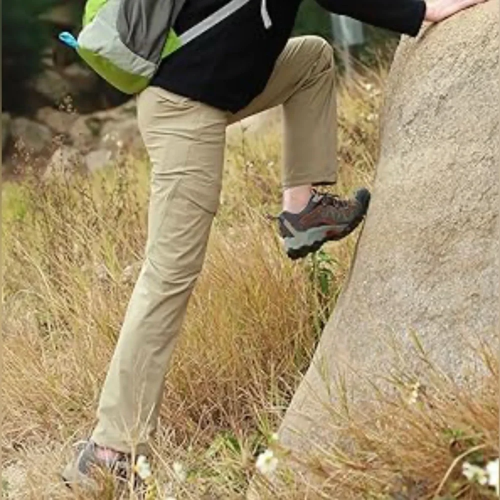 MIER Women’s Black Hiking Pants – Quick Dry, Stretch, Size 8